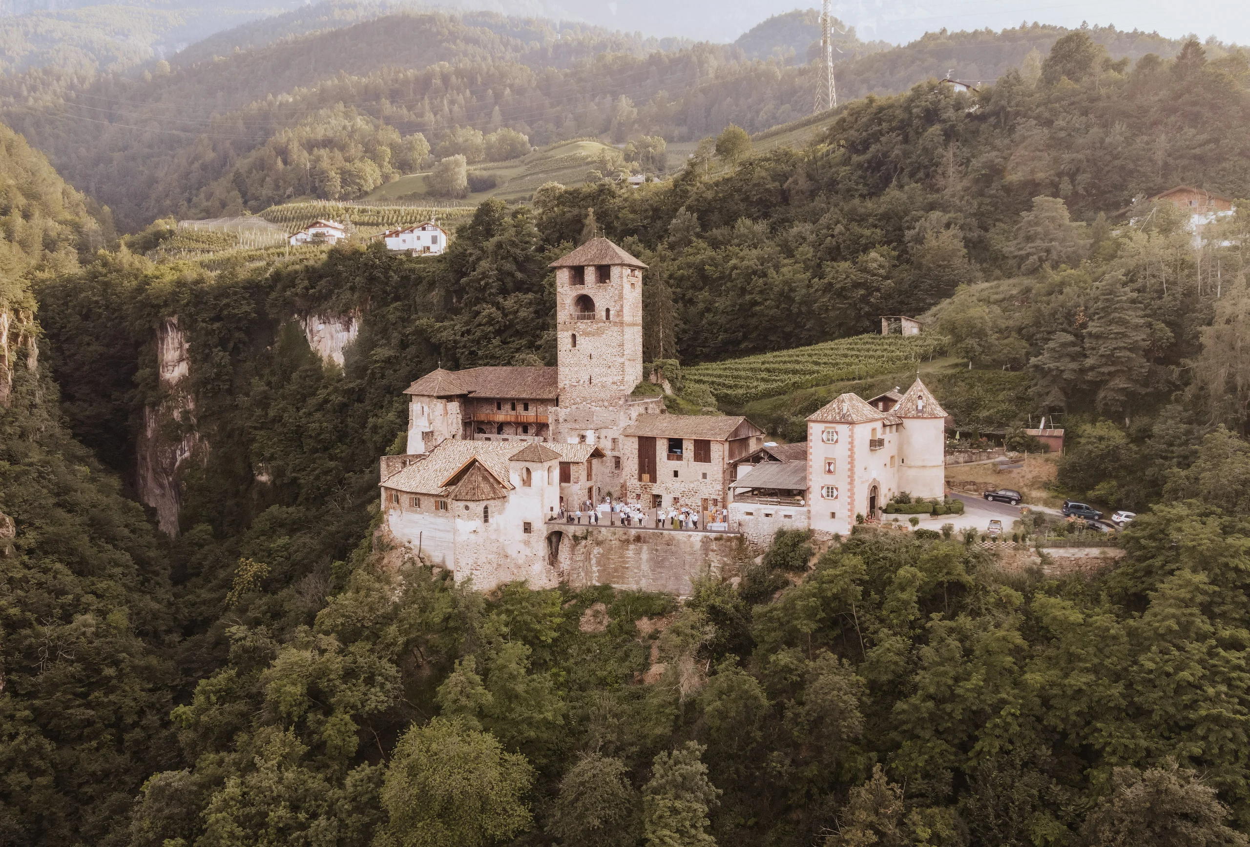Schloss Payersberg aus der Vogelperspektive
